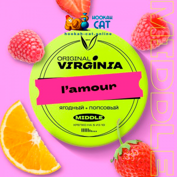 Табак для кальяна Original Virginia Middle L'amour 25г Акцизный - фото 1